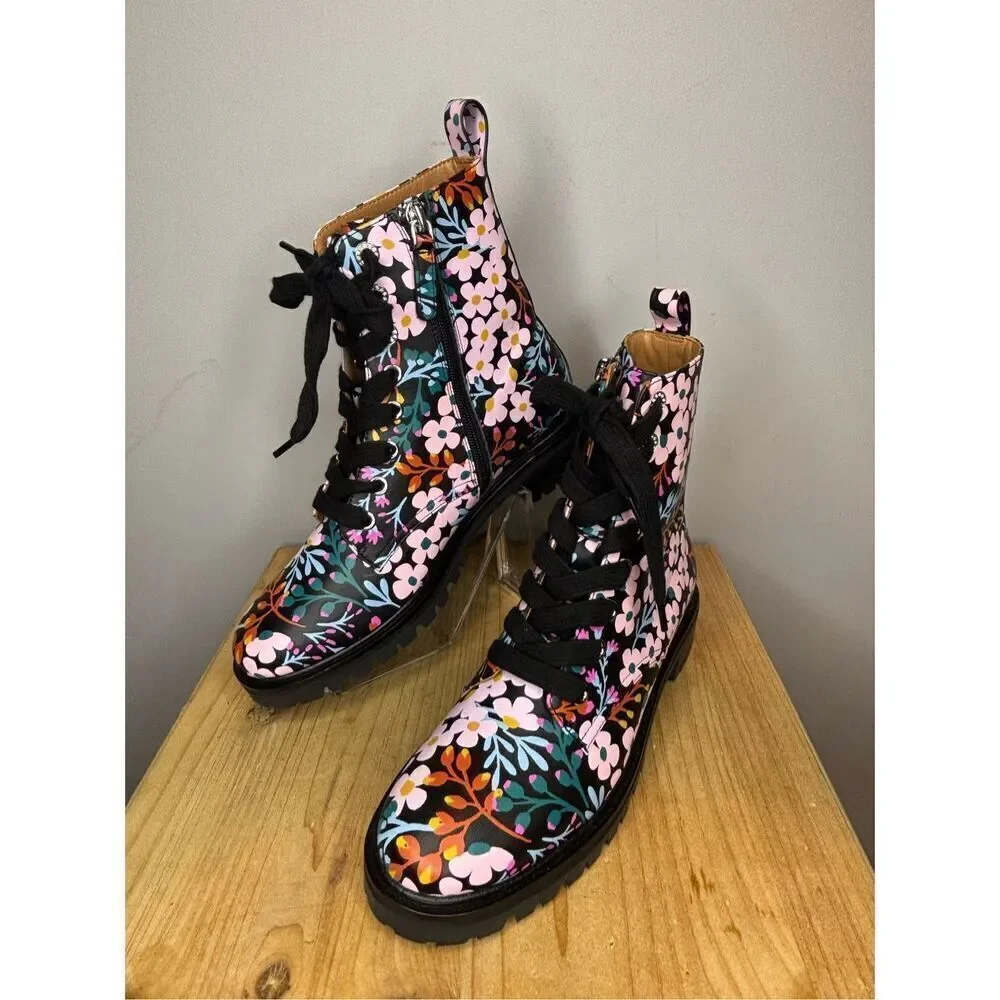 Kate Spade Women's Jemma New‎ York Floral Rain Boots Multicolor Size 5.5B